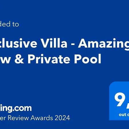 Villa Exclusive - Amazing View & Private Pool *